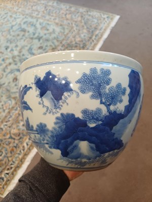 Lot 27 - A Chinese Porcelain Jardiniere, in Kangxi...