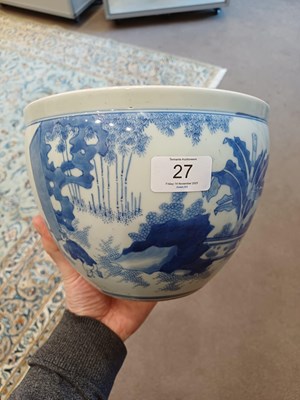 Lot 27 - A Chinese Porcelain Jardiniere, in Kangxi...