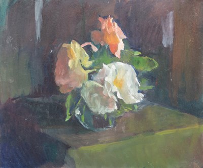 Lot 1056 - George Israel (20th Century) Still life of...