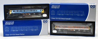 Lot 3195 - Dapol OO Gauge Two Class 121 Diesel Railcars
