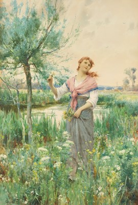 Lot 394 - Alfred Glendening Jnr. (1861-1907) Girl...