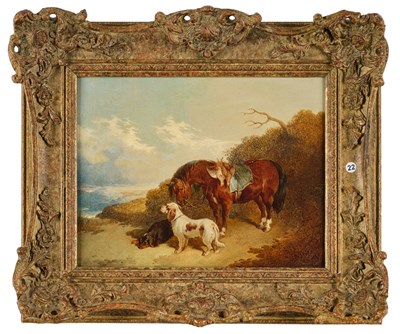 Lot 1094 - Paul Jones (act.1855-1888) Waiting for Master...