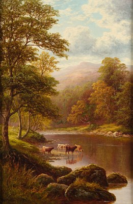 Lot 1104 - William Mellor (1851-1931) "On the Wharfe,...