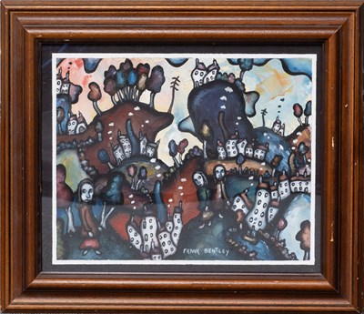 Lot 1055 - Frank Bentley (1941-2006) "Calder Valley Crags"...