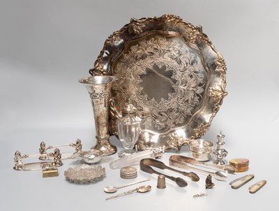 Lot 150 - A Collection of Assorted Silver and Silver...