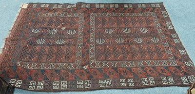 Lot 1004 - Afghan Ersari Ensi, the quartered field of...