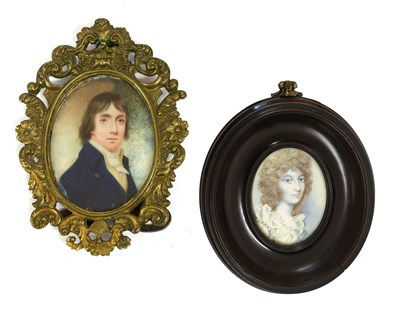 Lot 105 - Follower of Richard Cosway (1742-1821): A 19th...