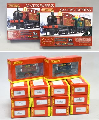 Lot 3226 - Hornby (China) OO Gauge Two R1185 Santas Express Sets