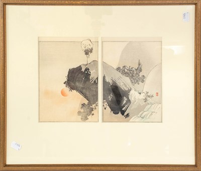 Lot 223 - Watanabe Seitei (Shotei) (1851-1918) An Egret...