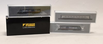 Lot 3135 - Graham Farish N Gauge 371457A HST Midland Mainline 3 Car Set