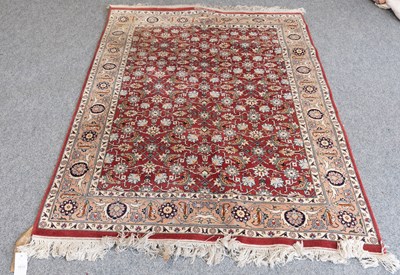 Lot 1012 - Modern Oriental Rug, the terracotta Herati...