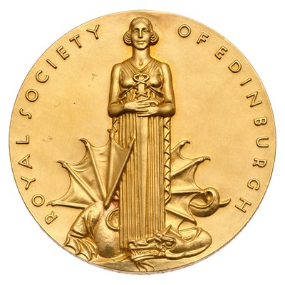 Lot 380 - Royal Society of Edinburgh, Gold Medal 1938,...