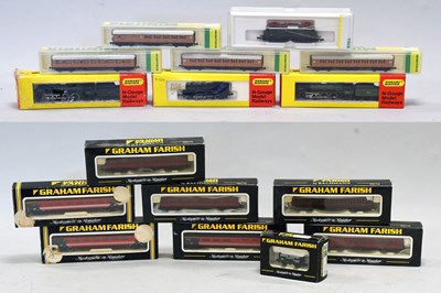Lot 3145 - Hornby Minitrix N Gauge Locomotives