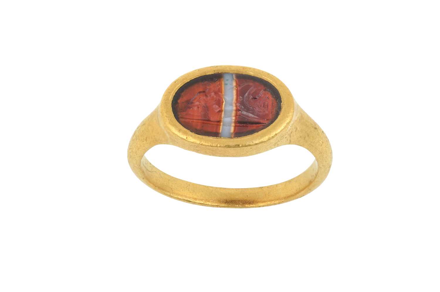 Lot 2023 - An 18th Century Intaglio Ring