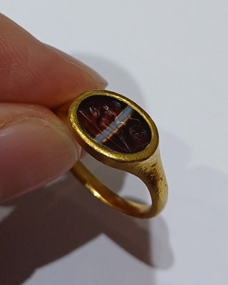 Lot 2023 - An 18th Century Intaglio Ring