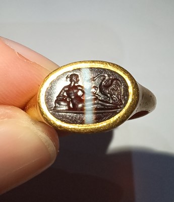 Lot 2023 - An 18th Century Intaglio Ring
