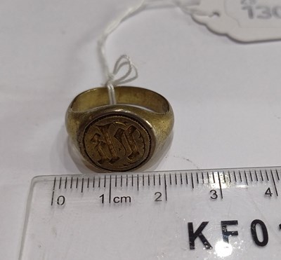 Lot 2026 - A Medieval Signet Ring