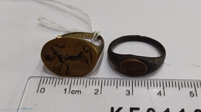 Lot 2009 - An Intaglio Ring and Another