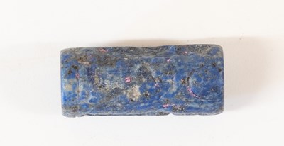 Lot 2002 - A Mesopotamian Lapis Lazuli Cylinder Seal