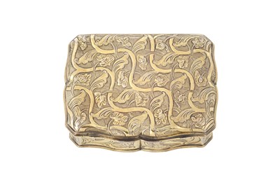 Lot 2114 - A Louis XV Silver-Gilt Snuff-Box