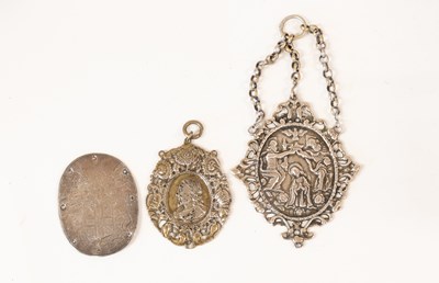 Lot 2093 - A German Silver Pendant and an Italian Silver Pendant