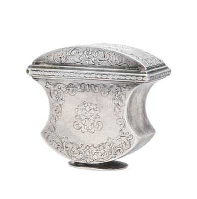 Lot 2130 - A Continental Silver Box