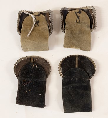Lot 2095 - Two Pairs of George III Cut-Steel Shoe-Buckles