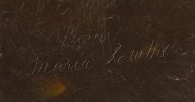 Lot 2021 - A Queen Anne Silver-Mounted Tortoiseshell Snuff-Box