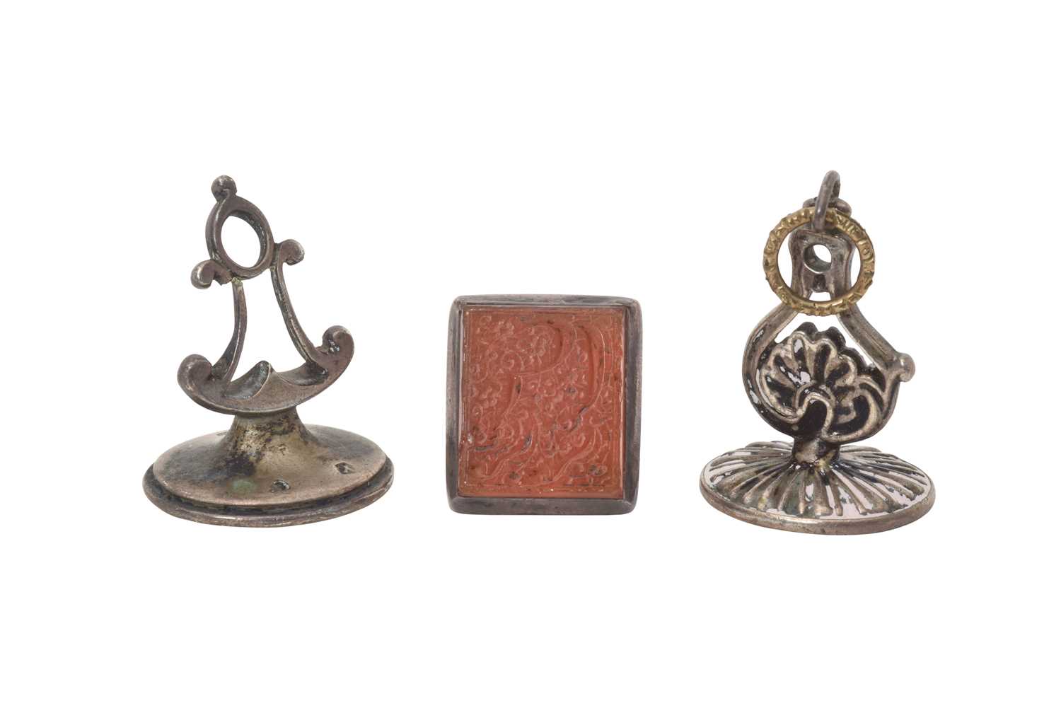 Lot 2091 - Three Various Silver Fob-Seals