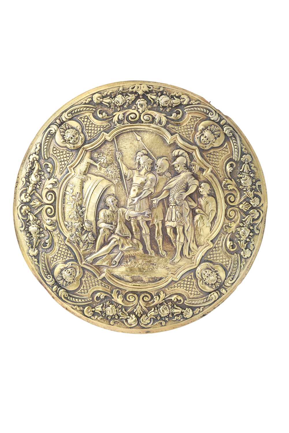 Lot 2092 - A George I Silver-Gilt Plaque