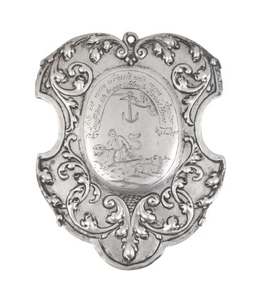 Lot 2094 - A German Silver Coffin-Shield