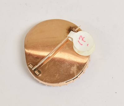 Lot 2018 - A Cornelian Intaglio of a Roman Emperor, Mounted as a Brooch