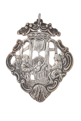 Lot 2099 - A Continental Silver Pendant