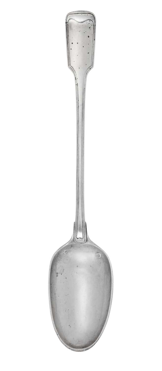 Lot 2076 - A German Silver Basting-Spoon