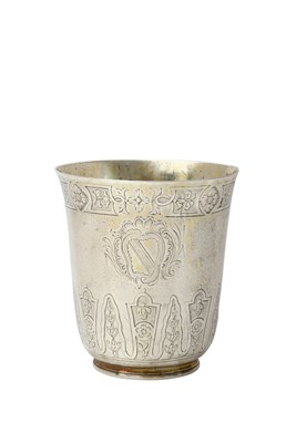 Lot 2149 - A William III Silver-Gilt Beaker