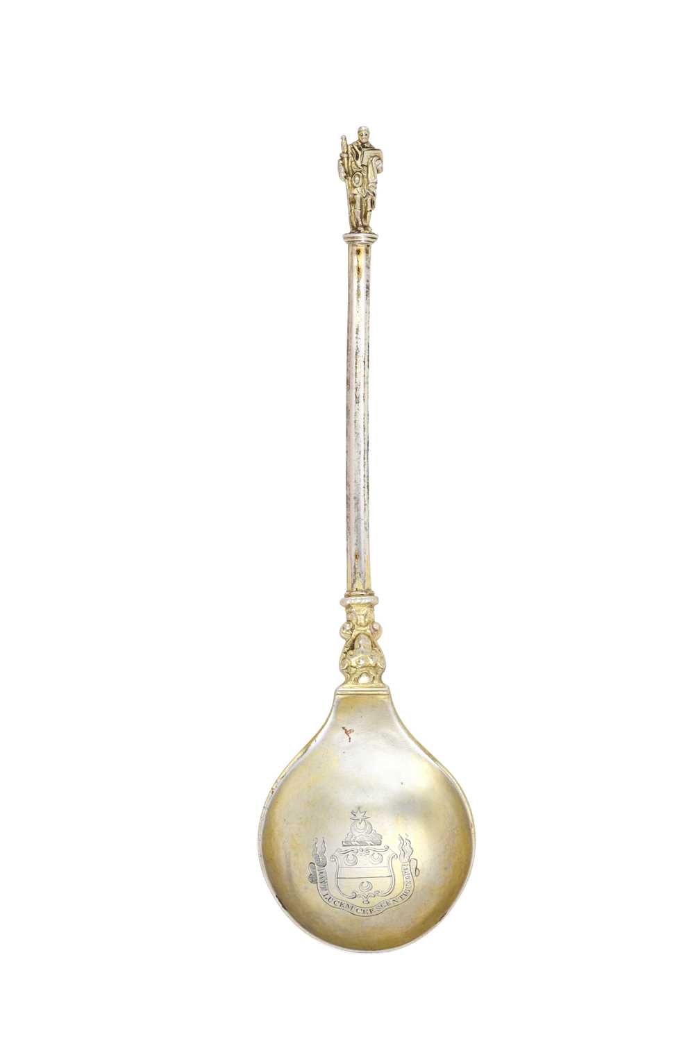 Lot 2060 - A German Parcel-Gilt Silver Apostle-Spoon