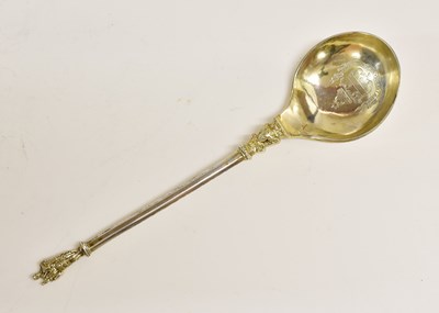 Lot 2060 - A German Parcel-Gilt Silver Apostle-Spoon