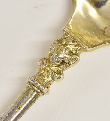 Lot 2060 - A German Parcel-Gilt Silver Apostle-Spoon