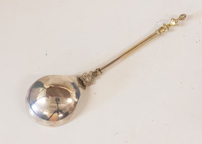 Lot 2061 - A German Parcel-Gilt Silver Spoon