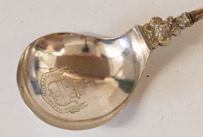 Lot 2061 - A German Parcel-Gilt Silver Spoon