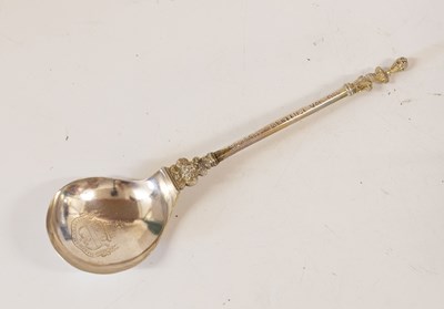 Lot 2061 - A German Parcel-Gilt Silver Spoon