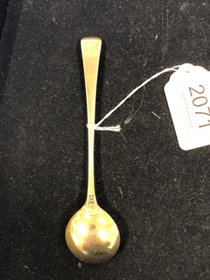 Lot 2071 - A German Silver-Gilt Salt-Spoon