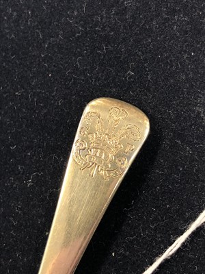 Lot 2071 - A German Silver-Gilt Salt-Spoon