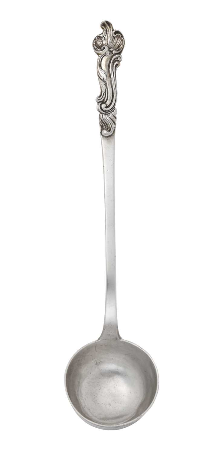 Lot 2075 - A German Silver Soup-Ladle