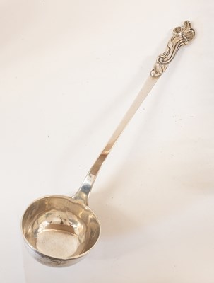 Lot 2075 - A German Silver Soup-Ladle