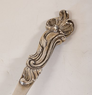 Lot 2075 - A German Silver Soup-Ladle