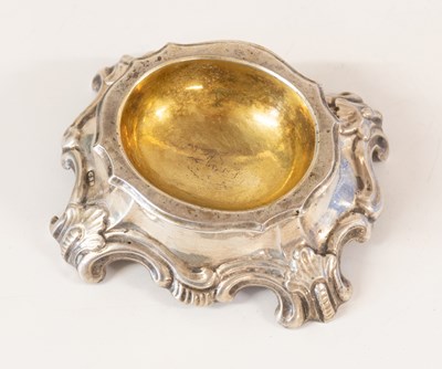Lot 2073 - A German Parcel-Gilt Silver Trencher-Salt