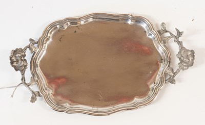 Lot 2072 - A German Silver Small Tray