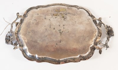 Lot 2072 - A German Silver Small Tray
