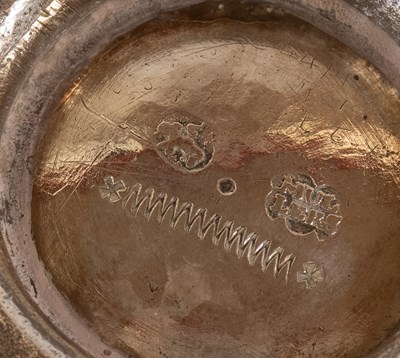 Lot 2056 - A German Parcel-Gilt Silver Coin-Set Beaker (Munzbecher)